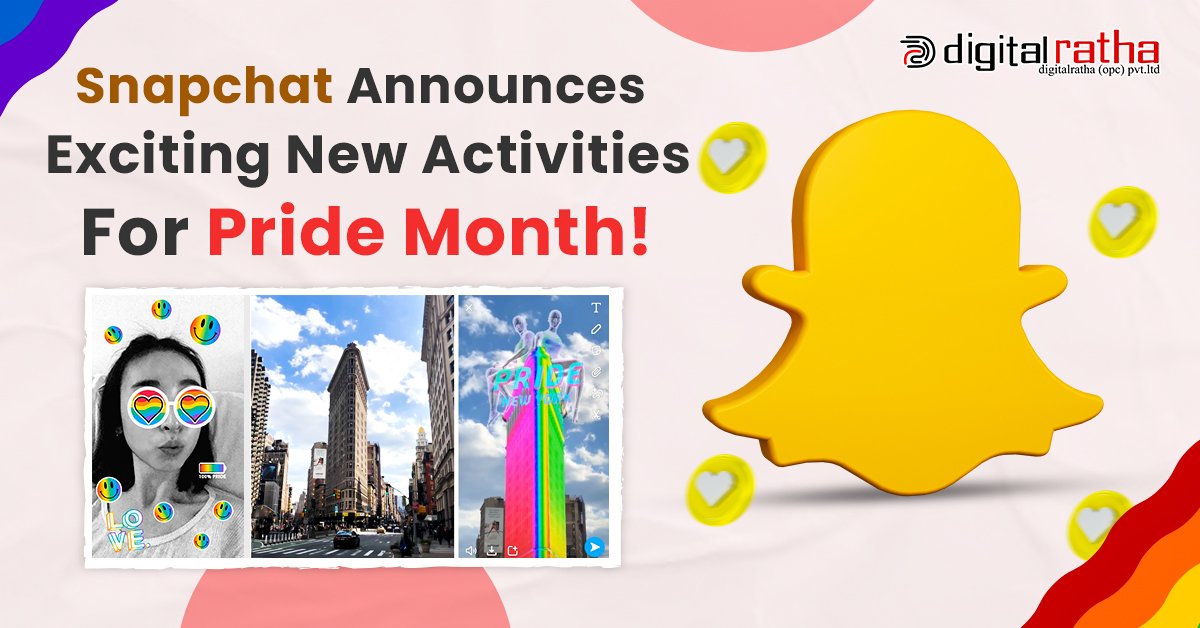 Snapchat Announces Exciting New Activities for Pride Month!