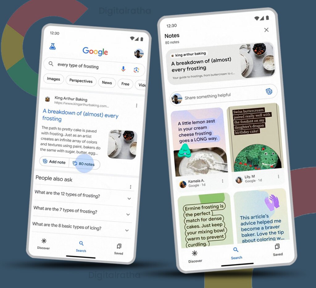 Google Launched Notes to Add User Comments in Search Result 
